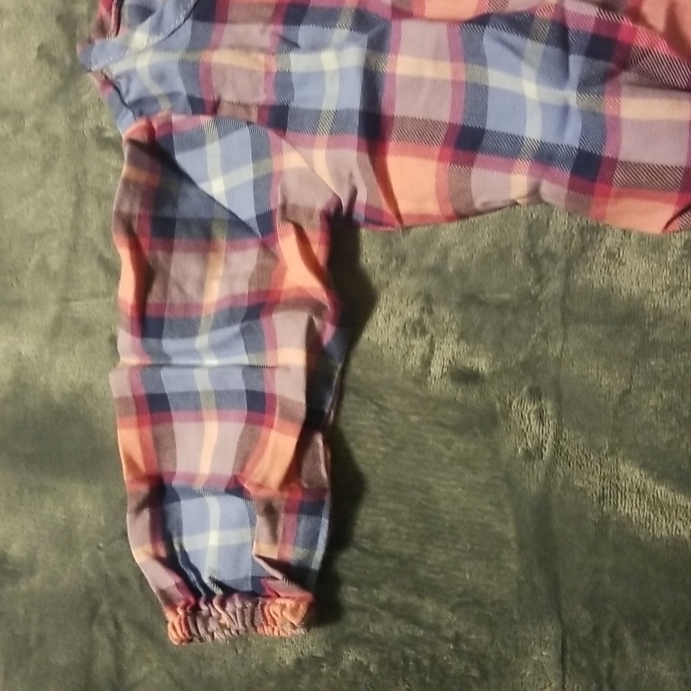 Oshkosh Baby Girl's Plaid Onesie - Picture 3 of 11